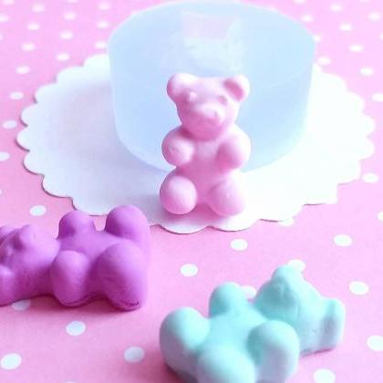 Gummy Bear Mold, Gummy Bear Polymer Clay Mold,..