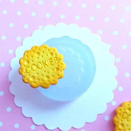 Cookie Silicone Mold, Cookie Polymer Clay Mold,..