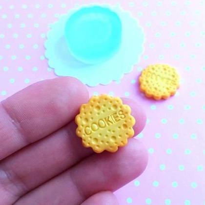 Cookie Silicone Mold, Cookie Polymer Clay Mold,..