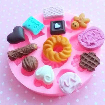 Chocolates, Cookies And Mixed Sweets Silicone..