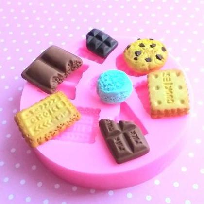 Chocolates Cookies And Ice Cream Silicone Mold,..