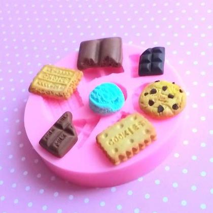 Chocolates Cookies And Ice Cream Silicone Mold,..