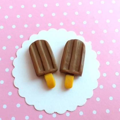 2 Popsicle Cabochons, Decoden, Diy, Fake Food..