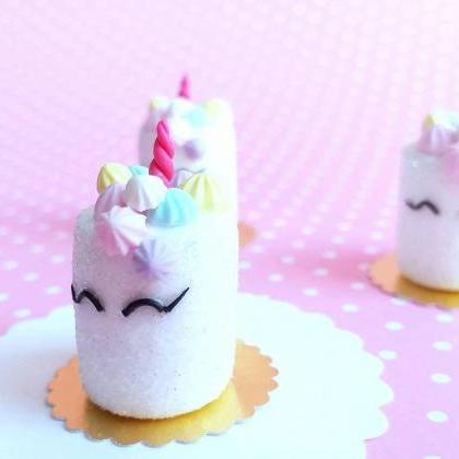 Dollhouse Miniature Unicorn Cake, Fake Food,..
