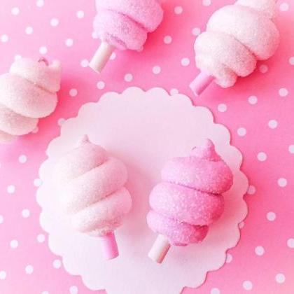 Cotton Candy Charm - Miniature Food - Kawaii..