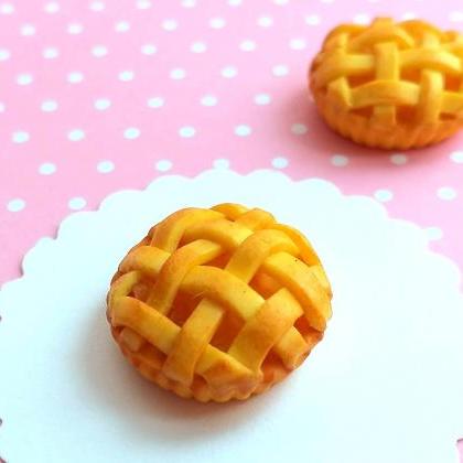 Dollhouse Miniature Apple Pie, Fake Food,..