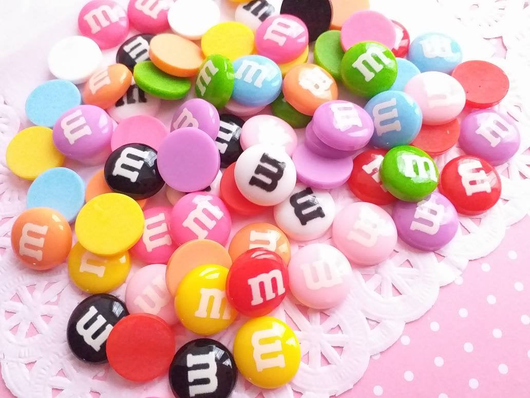 10 Chocolate Candies, Mixed Cabochons, Flatback, Slime, Decoden, Fake Food Cabochons, Craft Supplies